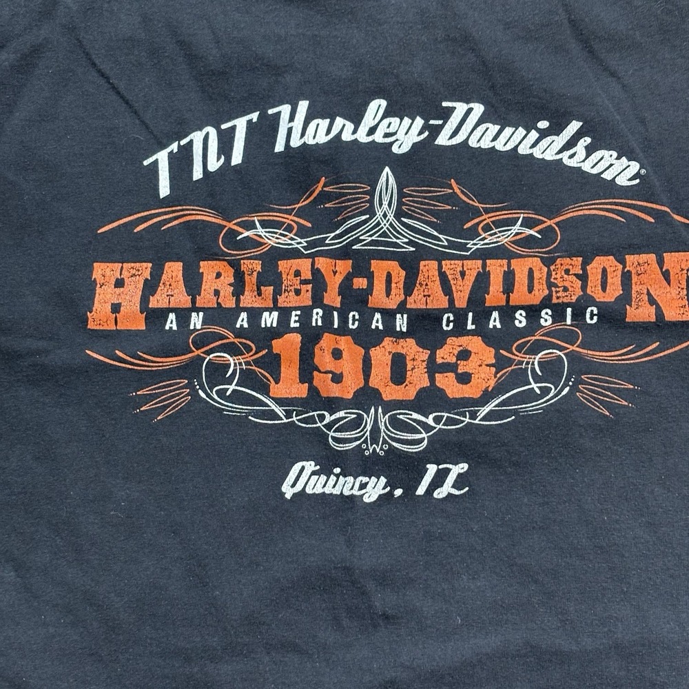 Harley Davidson Men's Woman In Spade Shirt Size 3XL Motorcycle Black Graphic - Picture 4 of 9